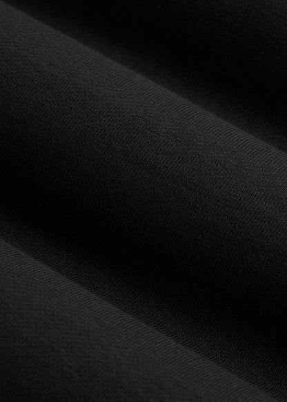 American Tall Women Everyday Terry Cropped Crew for Tall Women in Black