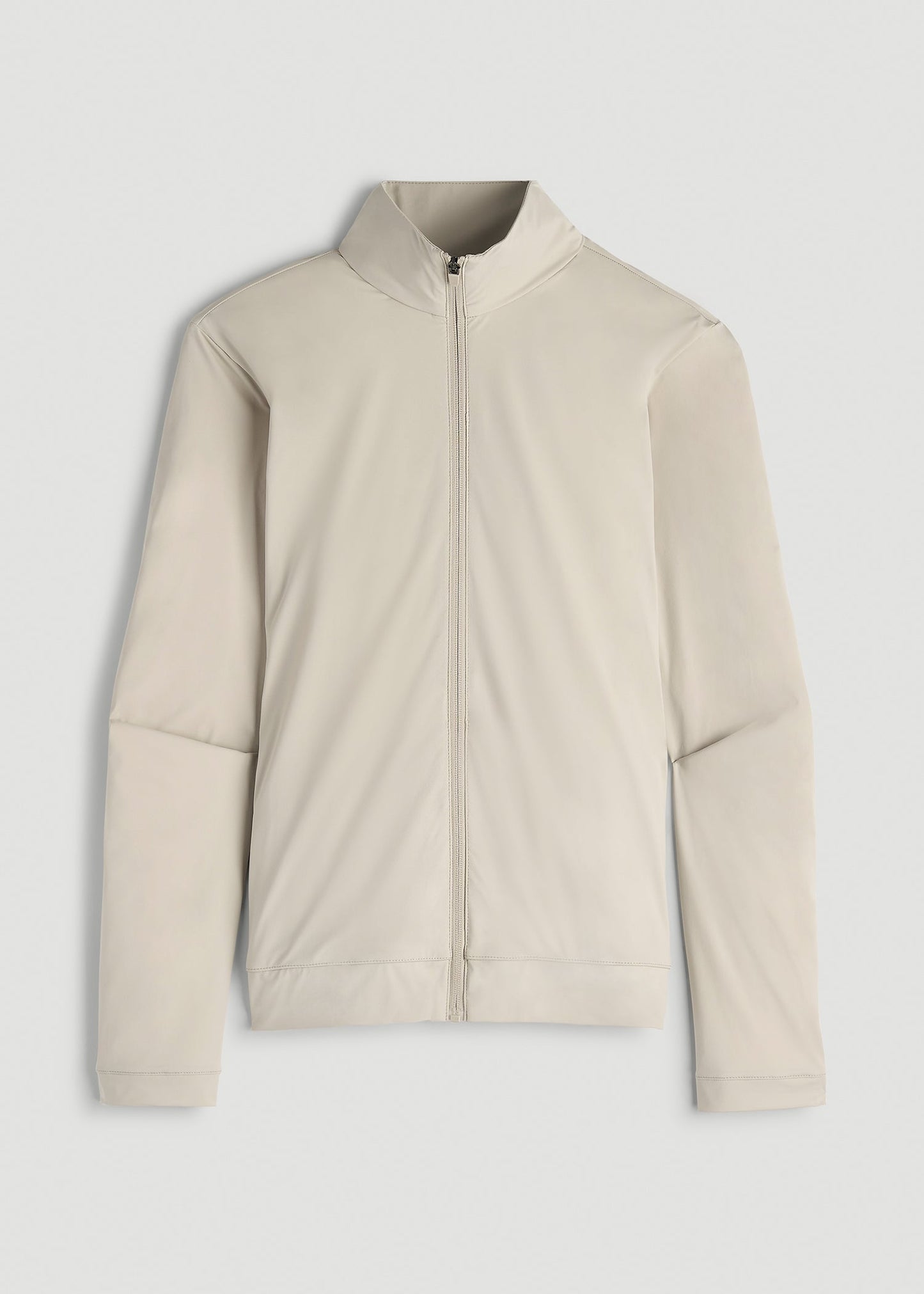 American Tall Women Front Zip Commuter Jacket for Tall Women in Stone