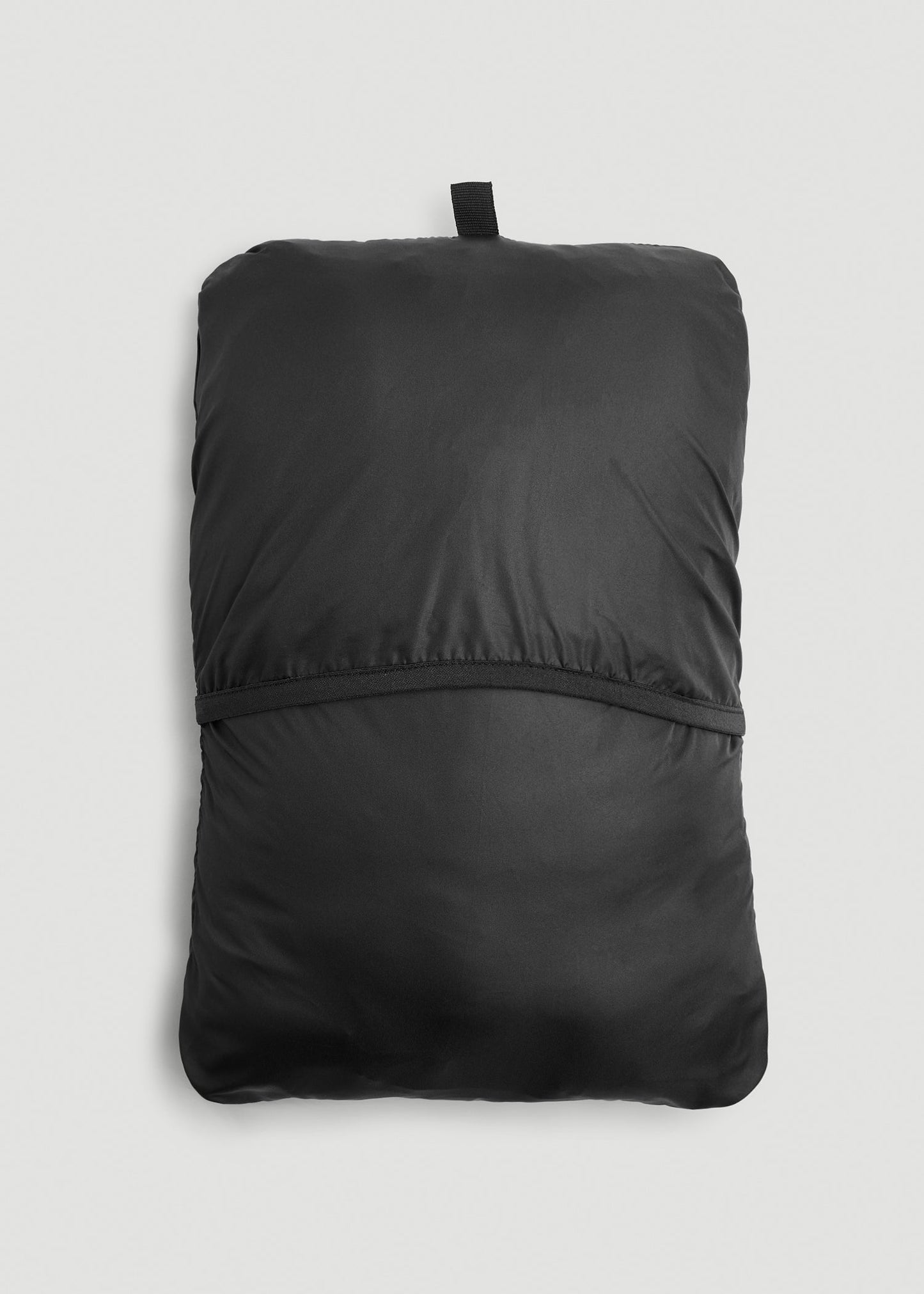 American Tall Women|Men Packable Short Puffer Jacket for Tall Women in Glossy Black