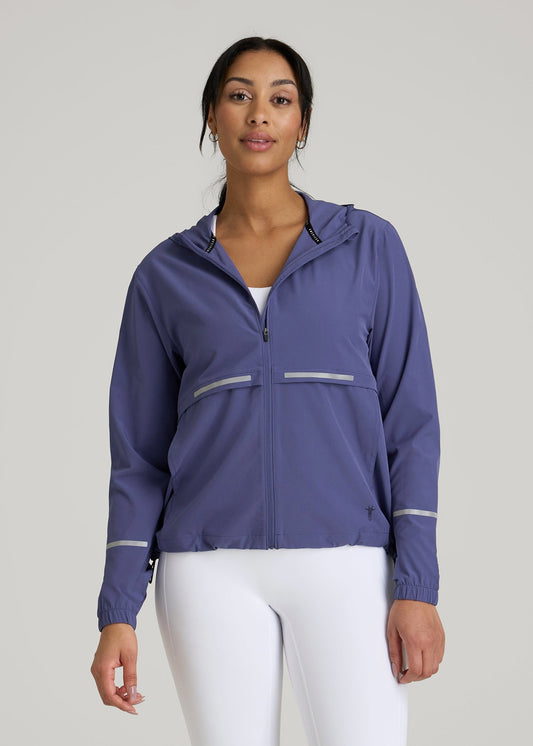 American Tall Women Featherweight Packable Jacket for Tall Women in Future Dusk