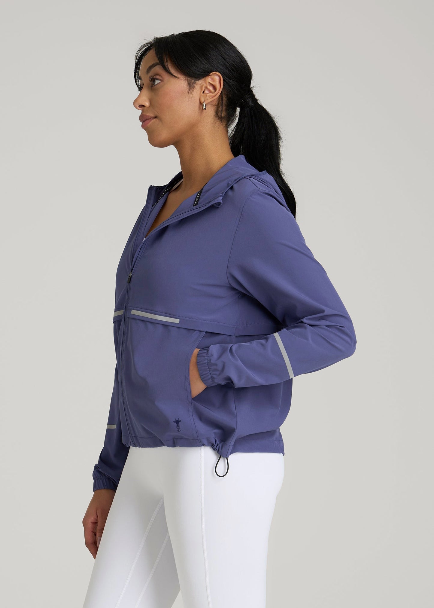 American Tall Women Featherweight Packable Jacket for Tall Women in Future Dusk