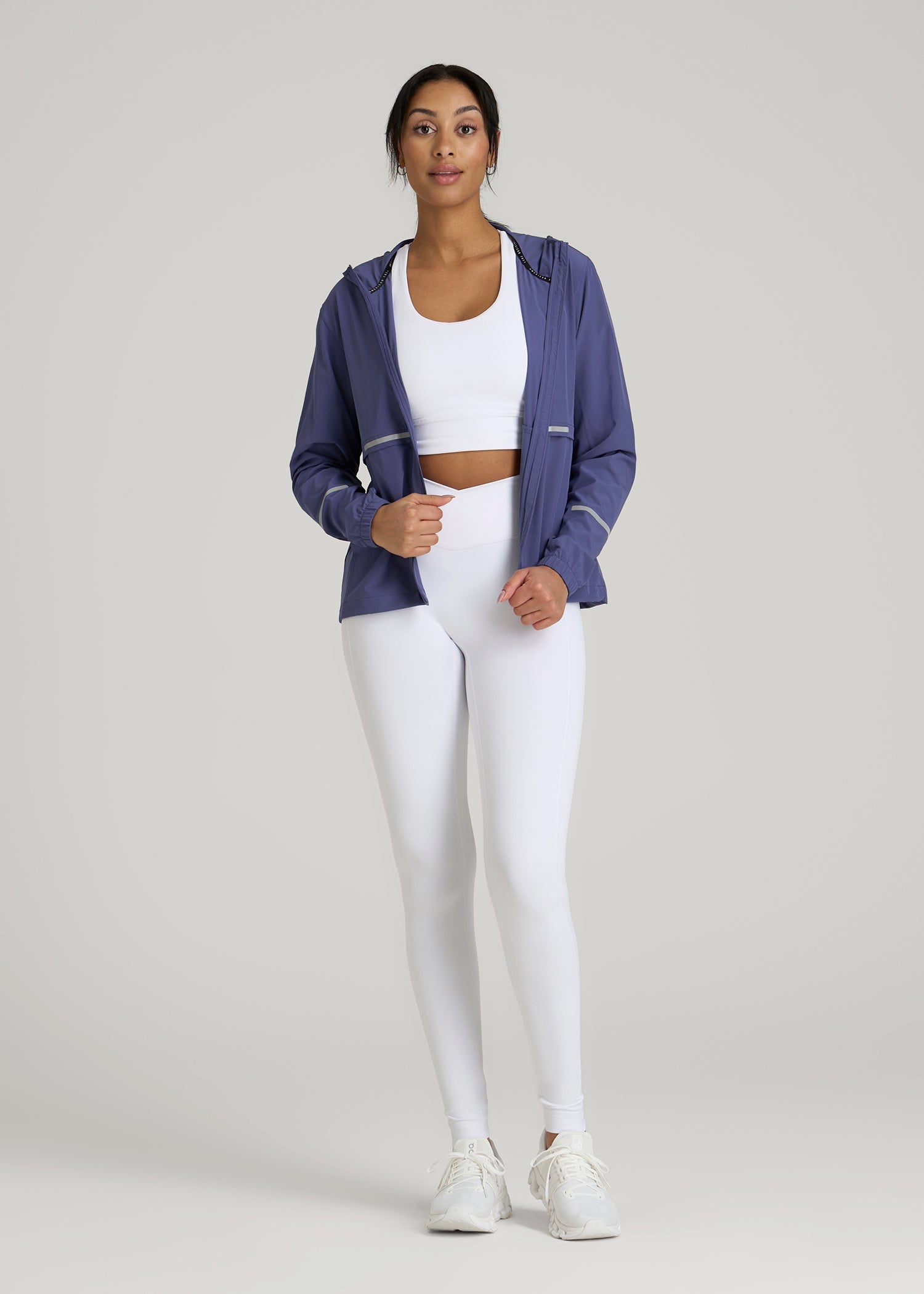 American Tall Women Featherweight Packable Jacket for Tall Women in Future Dusk