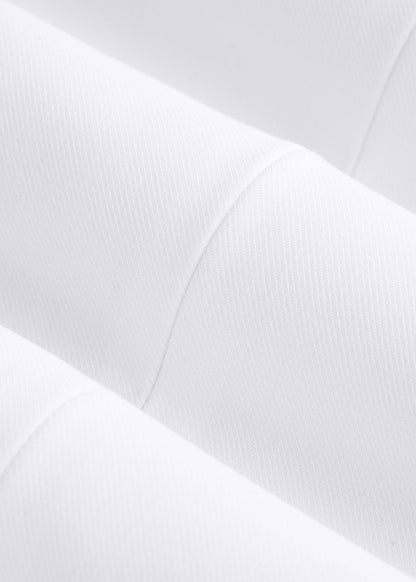 American Tall Women|Men Boyfriend Fit Single-Button Blazer for Tall Women in Optic White