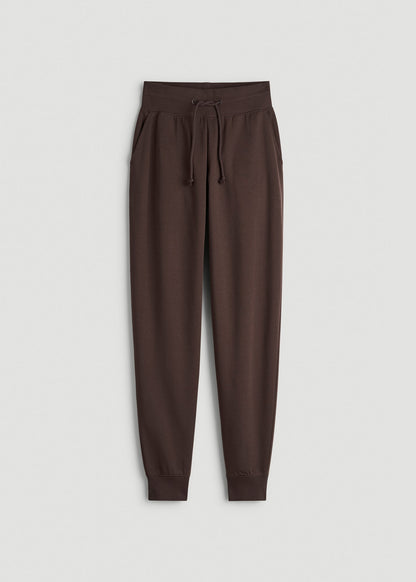 American Tall Women A.T. Basics Athletic Joggers for Tall Women in Espresso