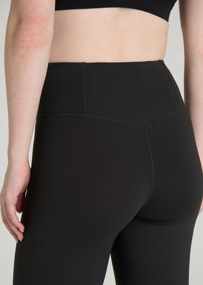 American Tall Women Balance Wide Leg Yoga Pants for Tall Women in Black