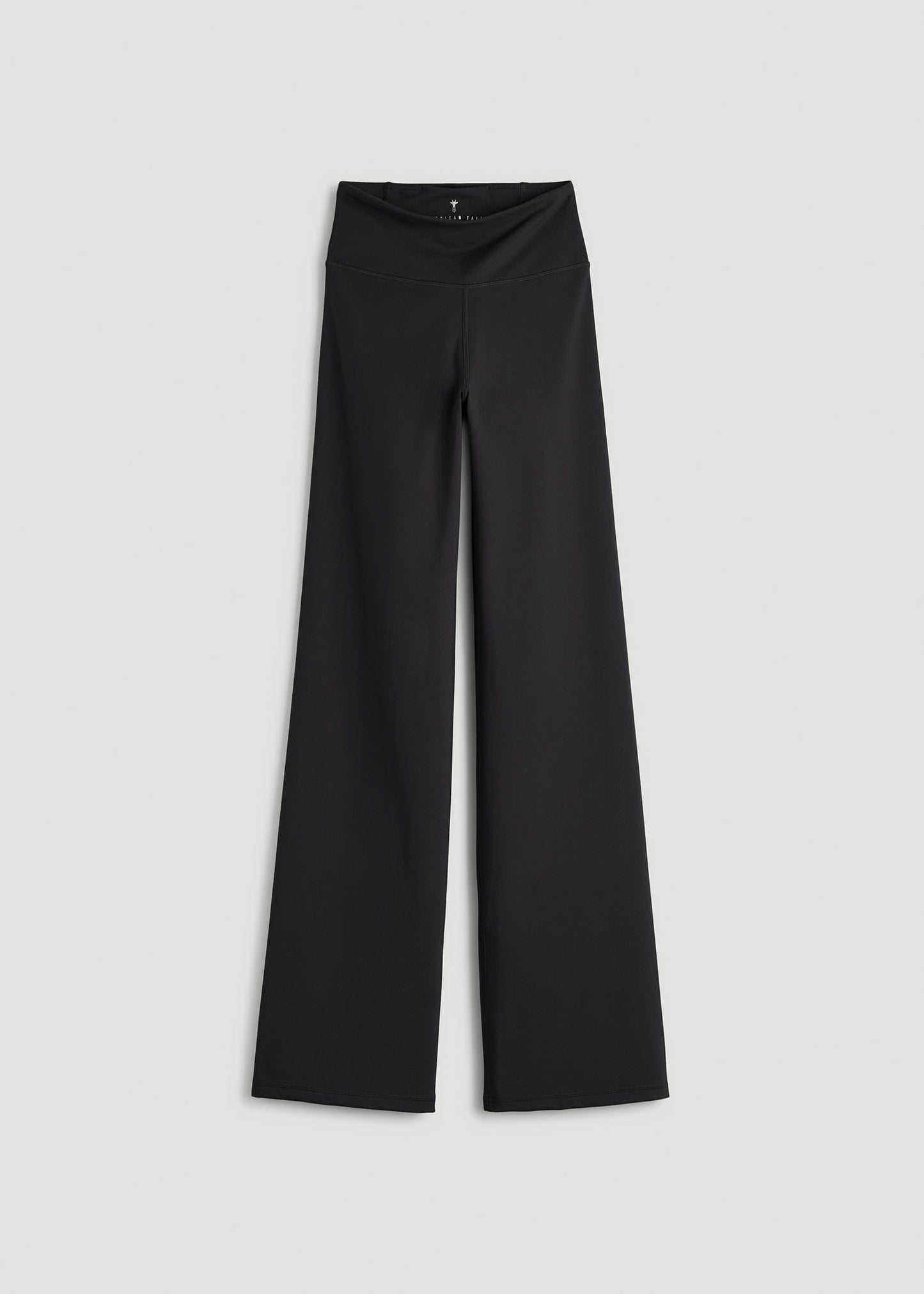 American Tall Women Balance Wide Leg Yoga Pants for Tall Women in Black