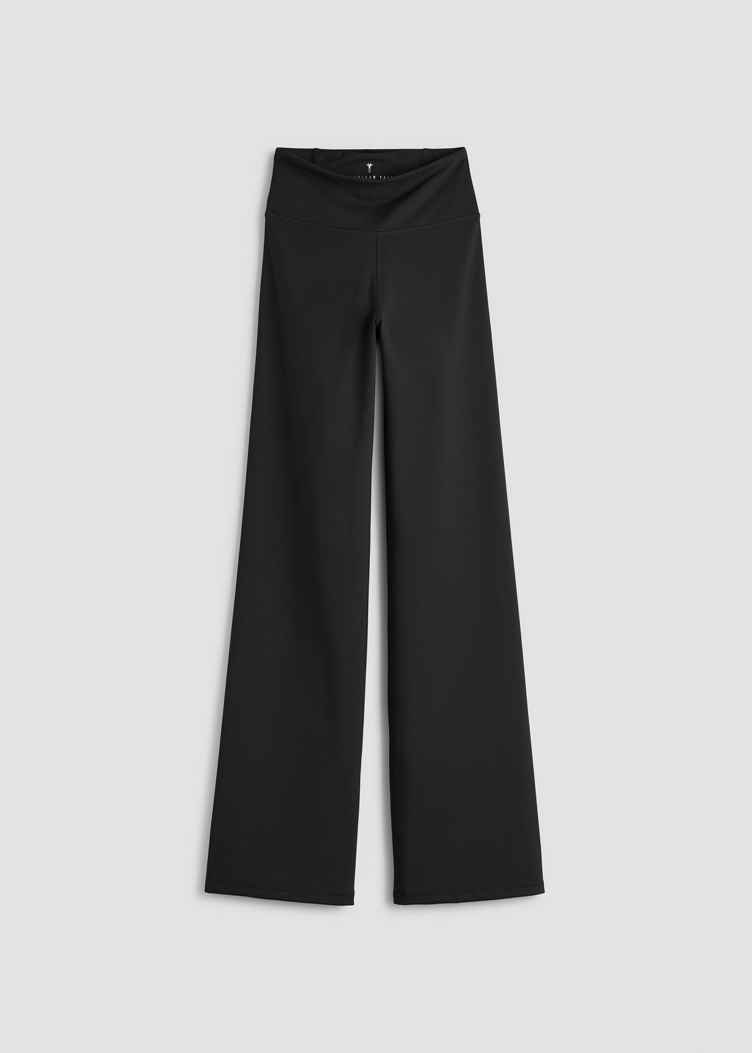 American Tall Women Balance Wide Leg Yoga Pants for Tall Women in Black