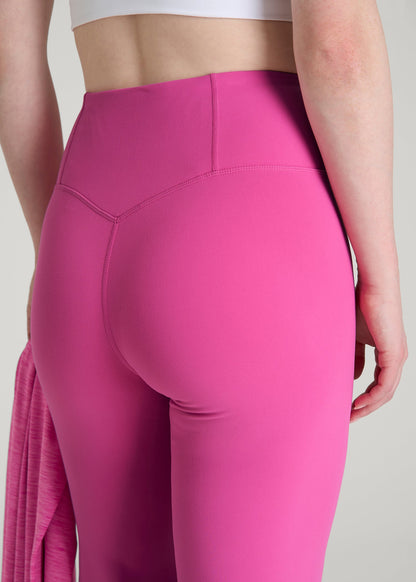 American Tall Women Balance Wide Leg Yoga Pants for Tall Women in Magenta