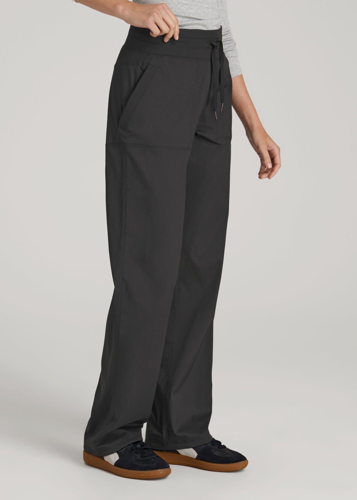 American Tall Women High-Rise After Practice Pant for Tall Women in Black