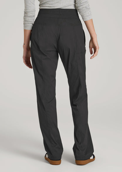American Tall Women High-Rise After Practice Pant for Tall Women in Black