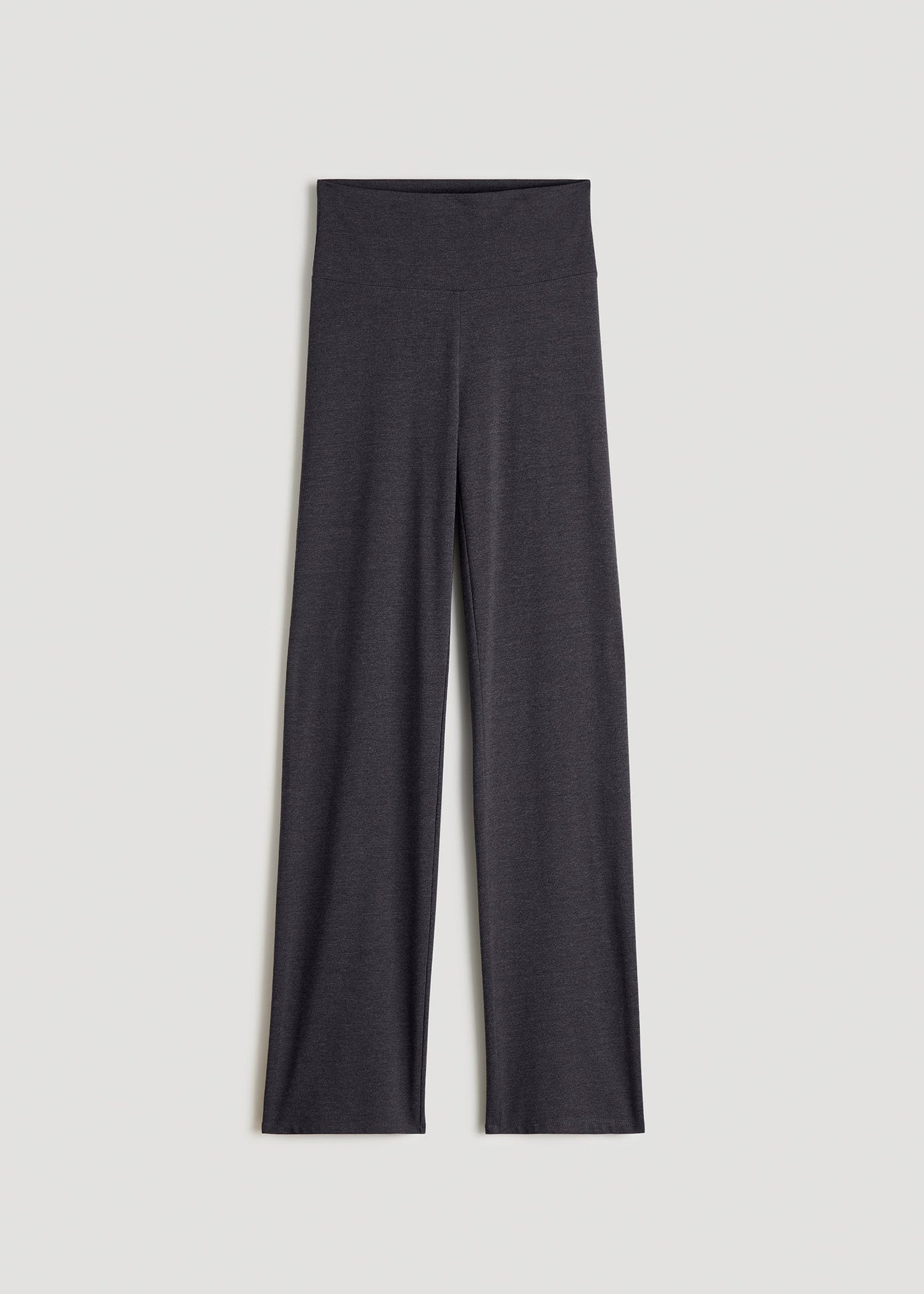 American Tall Women Women's Straight Leg Cotton Leggings for Tall Women in Black