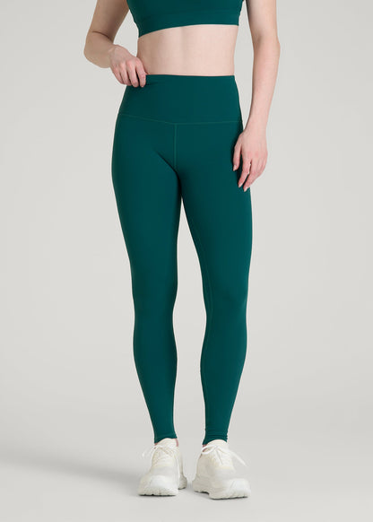 American Tall Women Balance High-Rise Leggings for Tall Women in Deep Teal