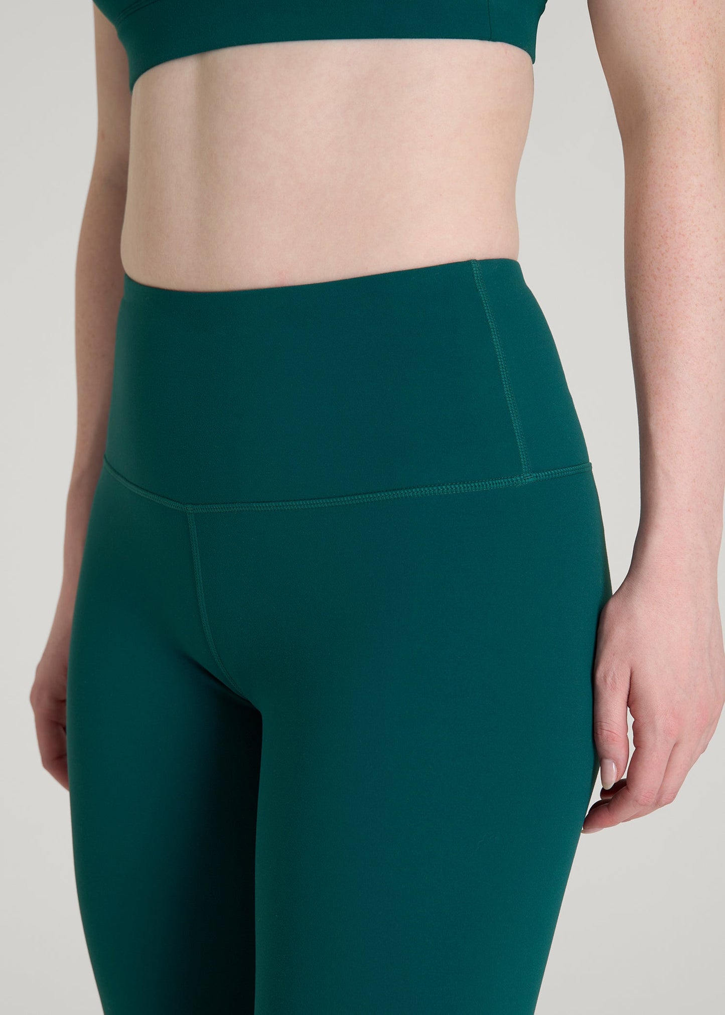 American Tall Women Balance High-Rise Leggings for Tall Women in Deep Teal
