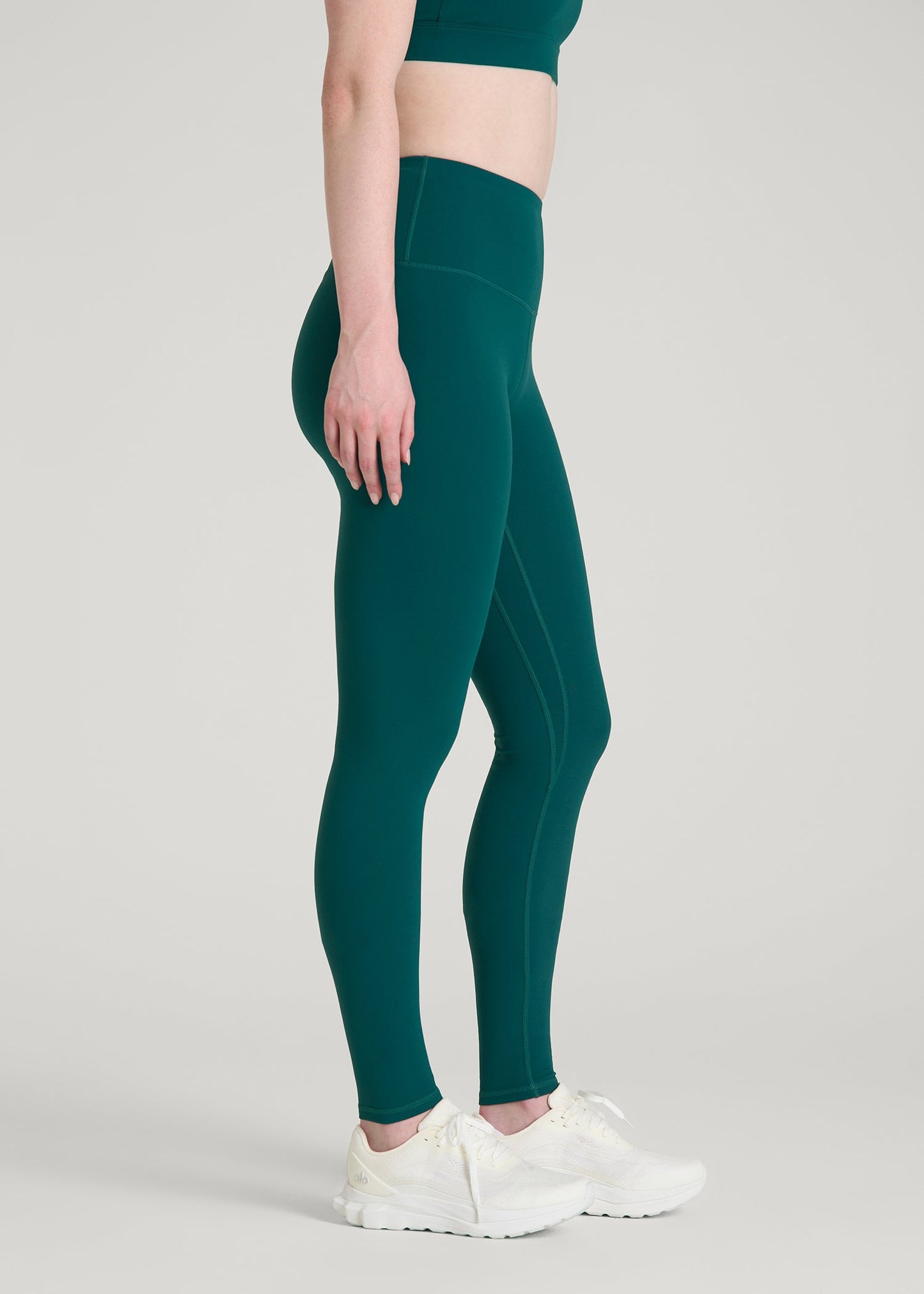 American Tall Women Balance High-Rise Leggings for Tall Women in Deep Teal