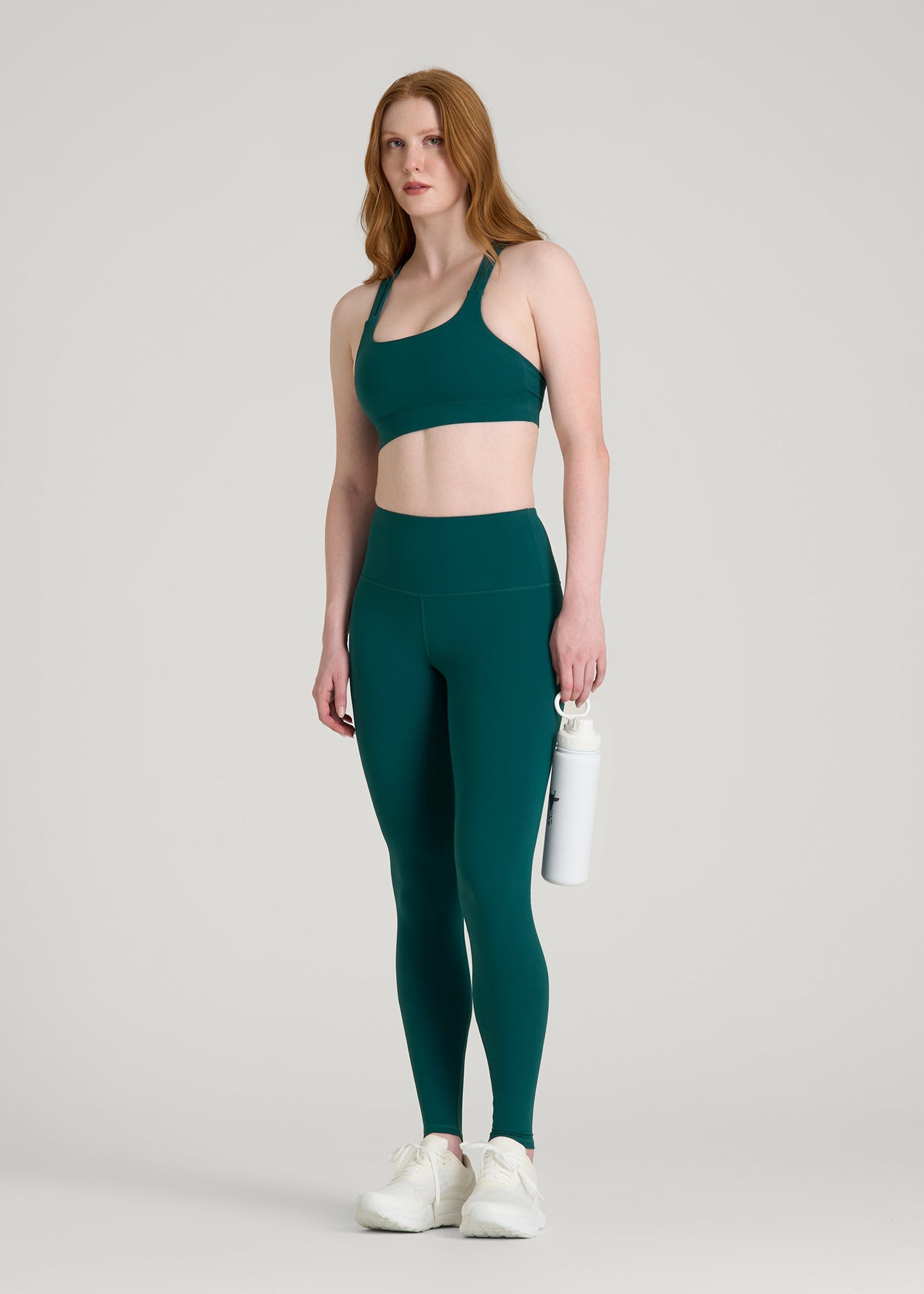 American Tall Women Balance High-Rise Leggings for Tall Women in Deep Teal