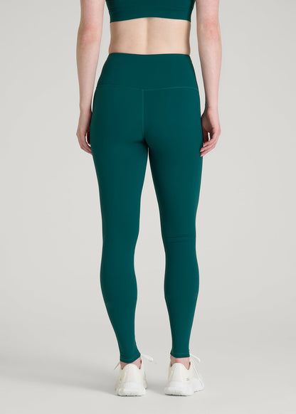 American Tall Women Balance High-Rise Leggings for Tall Women in Deep Teal