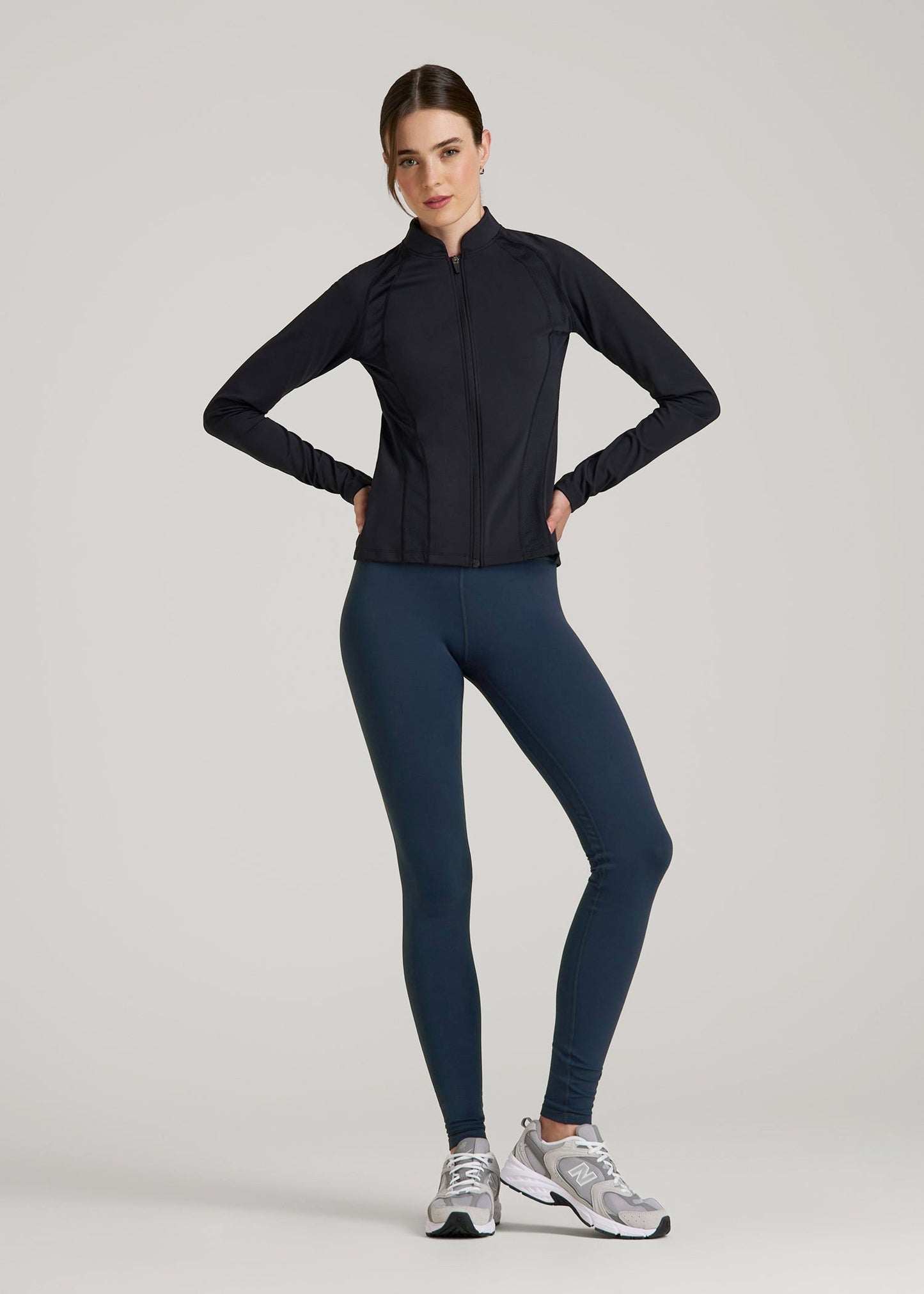 American Tall Women Balance High-Rise Leggings for Tall Women in Navy Blue