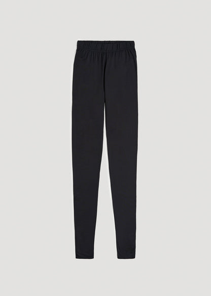 American Tall Women Base Layer Leggings for Tall Women in Black