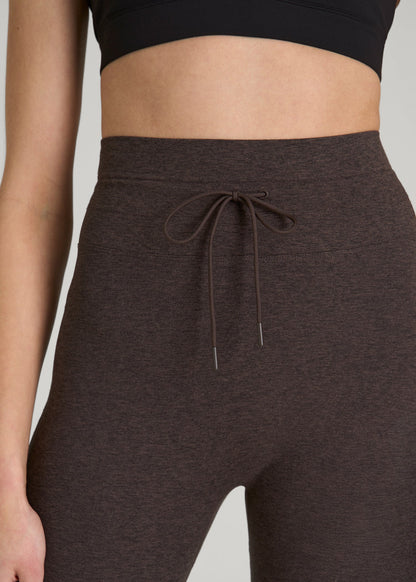 American Tall Women Ultra Soft Yoga Leggings for Tall Women in Espresso Mix