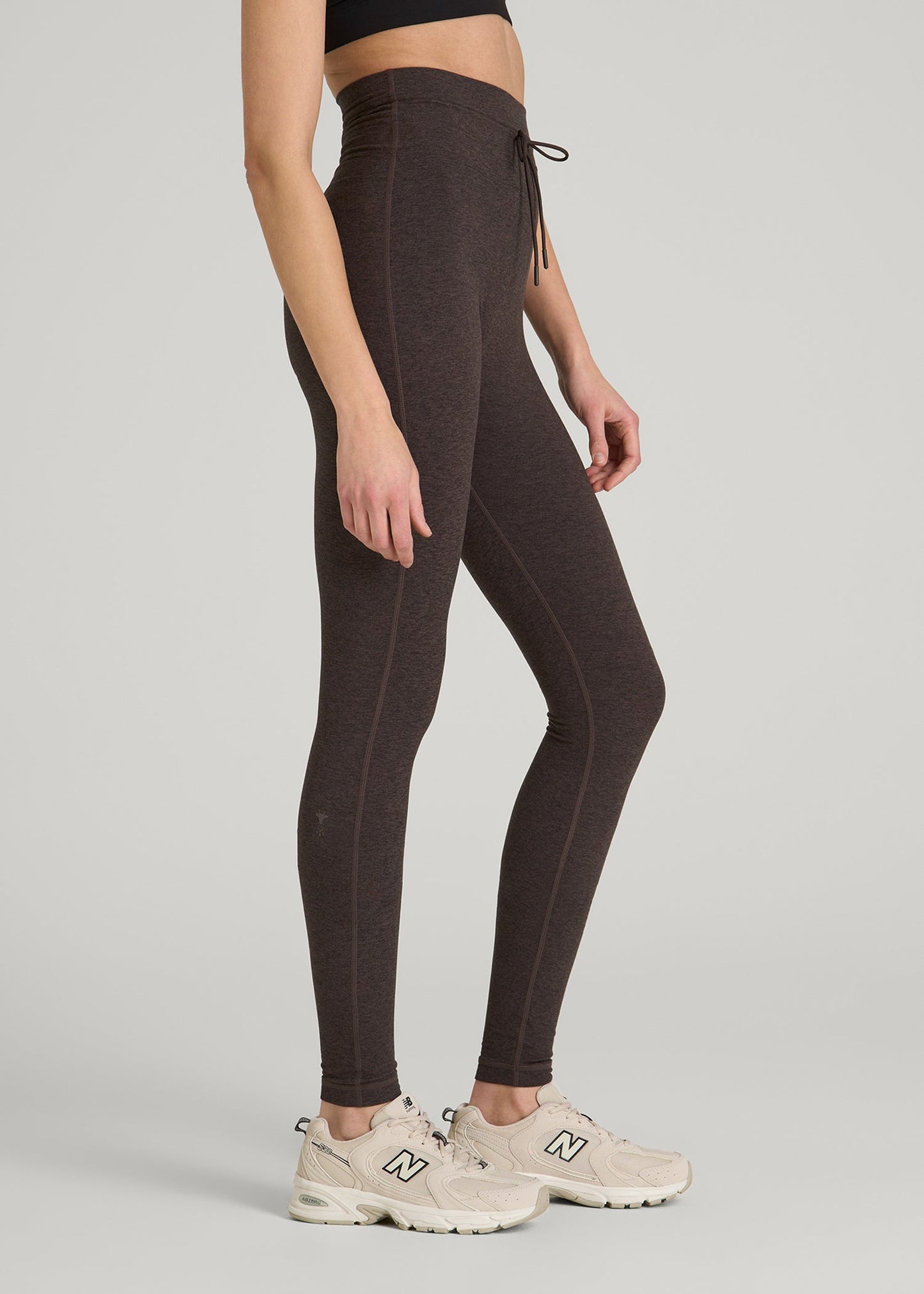 American Tall Women Ultra Soft Yoga Leggings for Tall Women in Espresso Mix