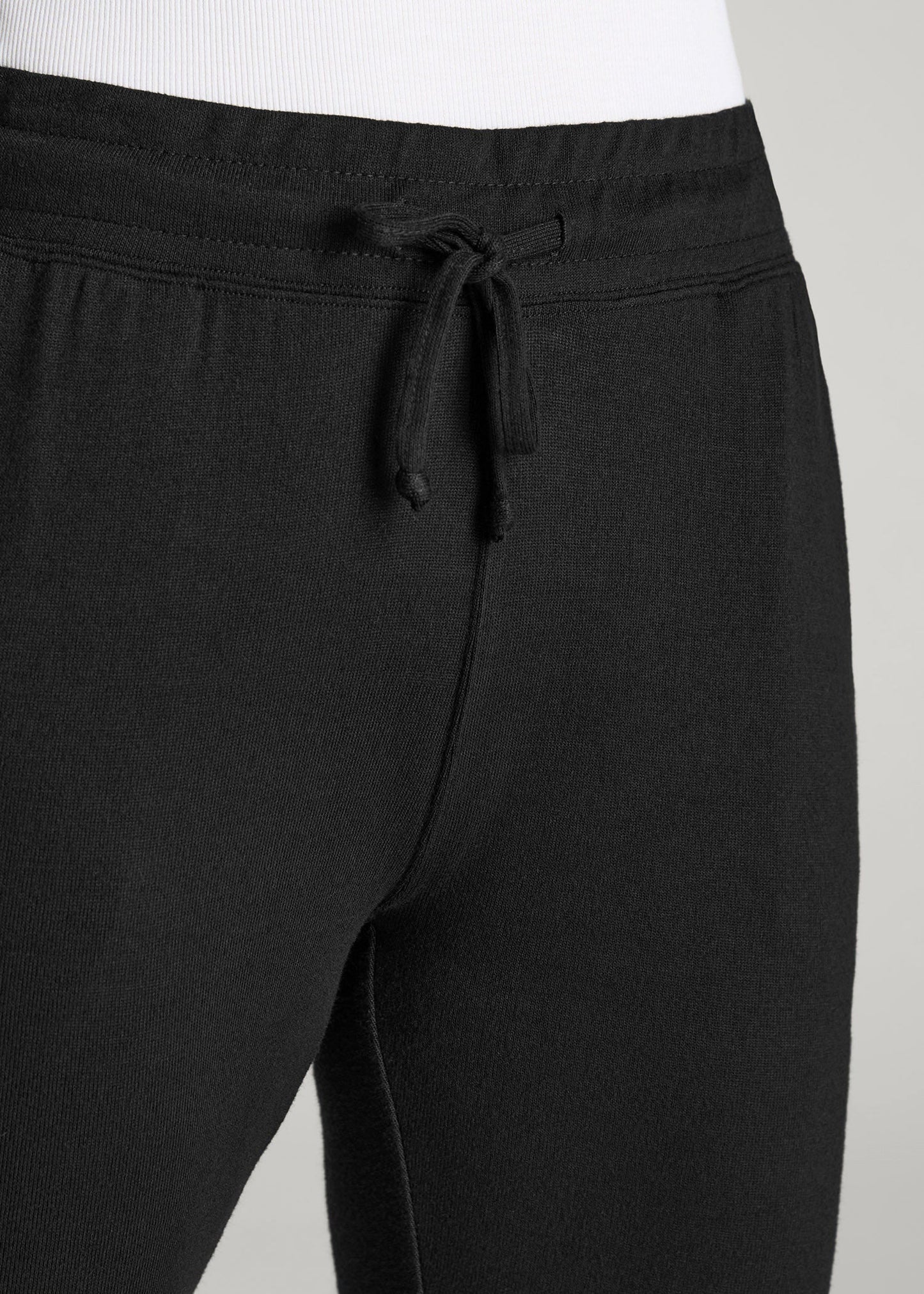 American Tall Women Cozy Lounge Joggers for Tall Women in Black