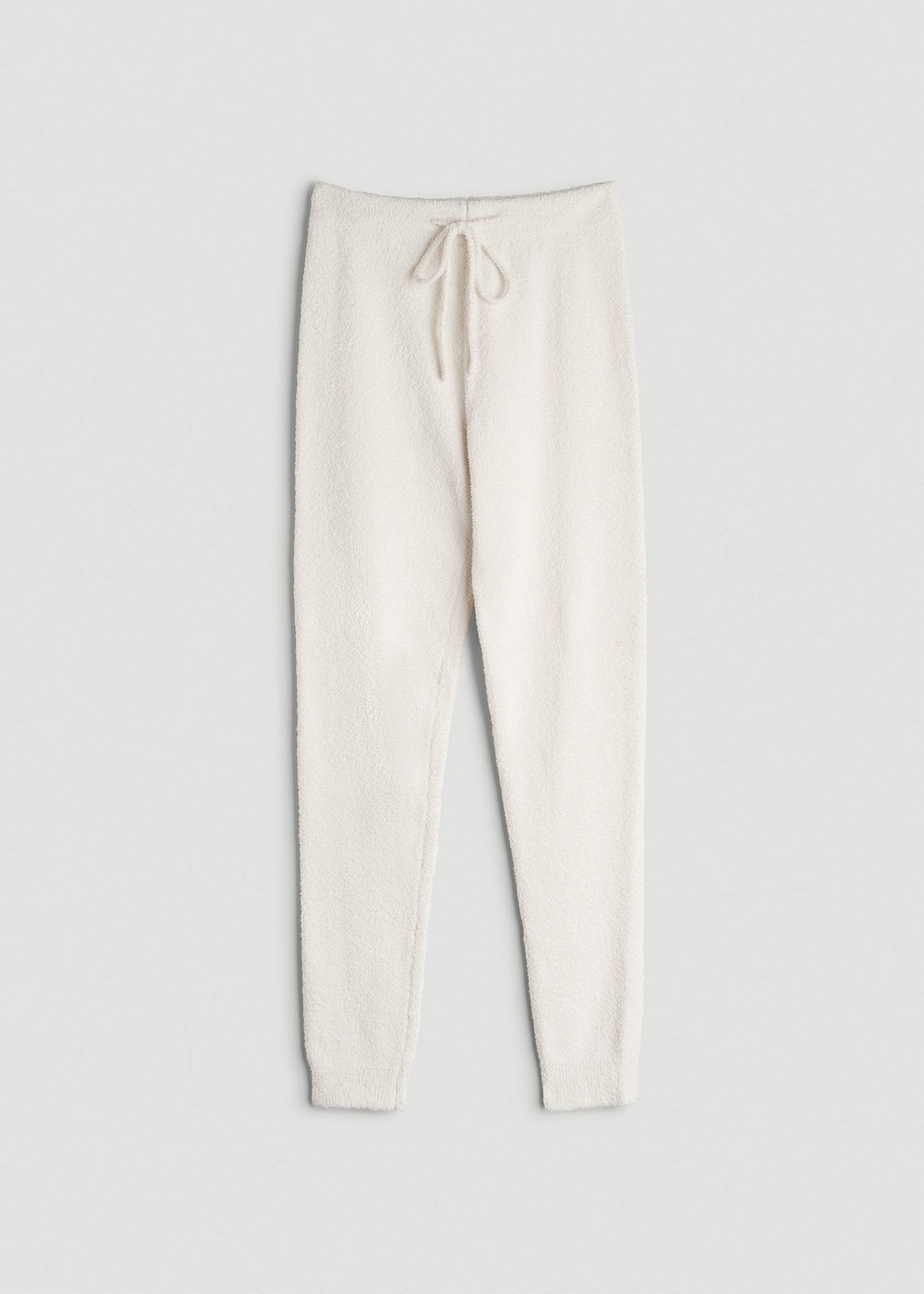 American Tall Women|Men Chenille Leggings for Tall Women in White Alyssum