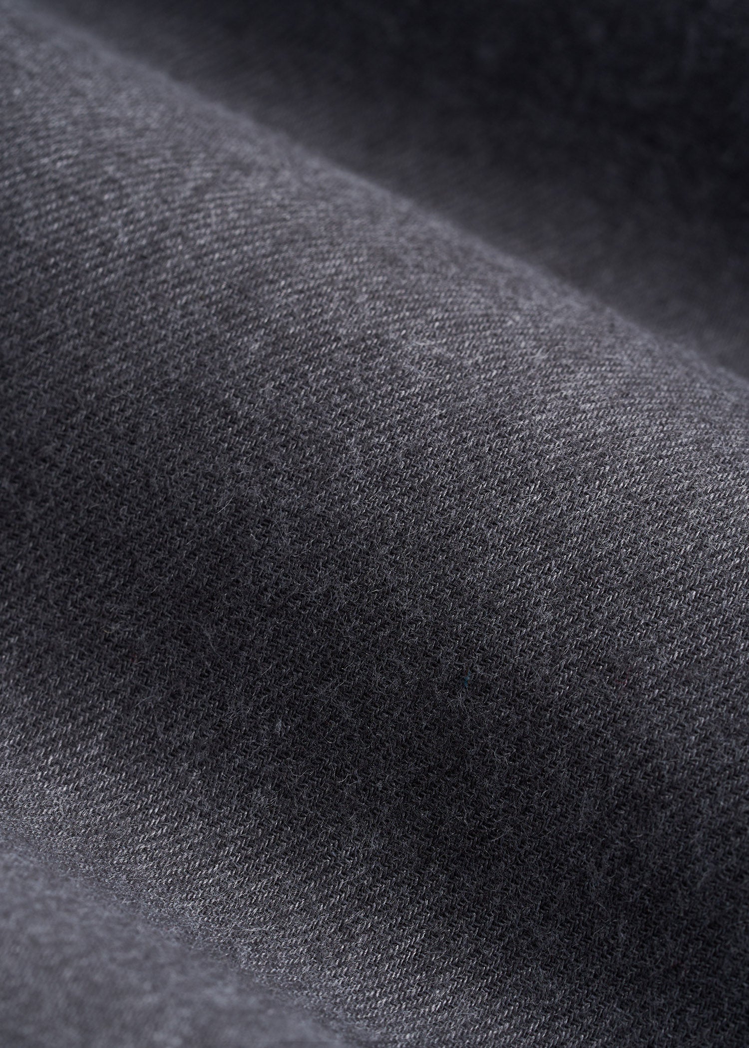 American Tall Women|Men Open-Bottom Flannel Pajama Pants for Tall Women in Charcoal Flannel