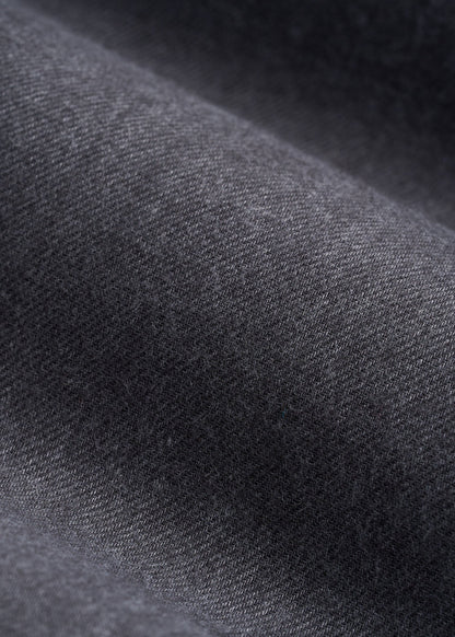American Tall Women|Men Open-Bottom Flannel Pajama Pants for Tall Women in Charcoal Flannel
