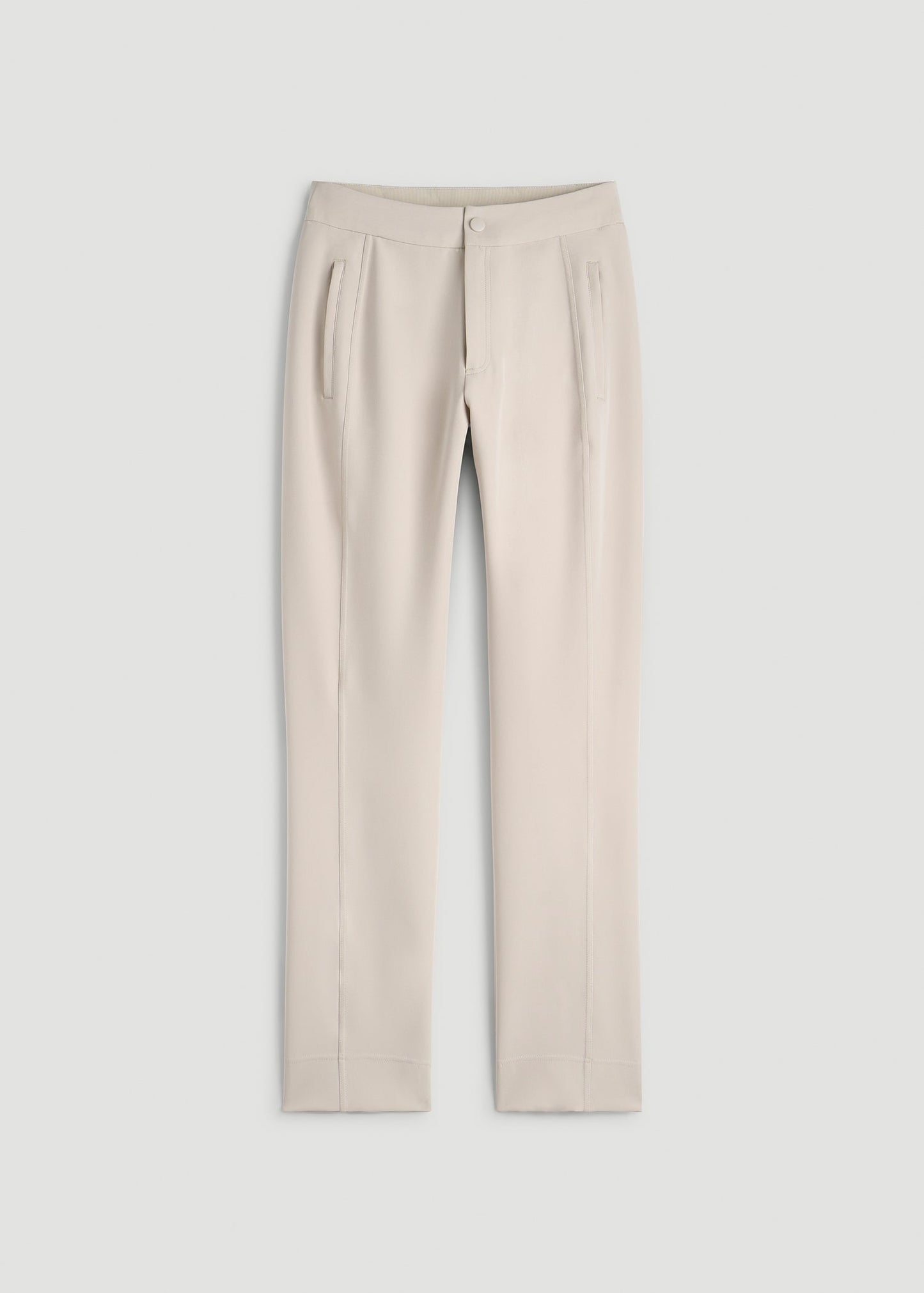 American Tall Women Traveler Tapered Fit Pant for Tall Women in Drywall Tan
