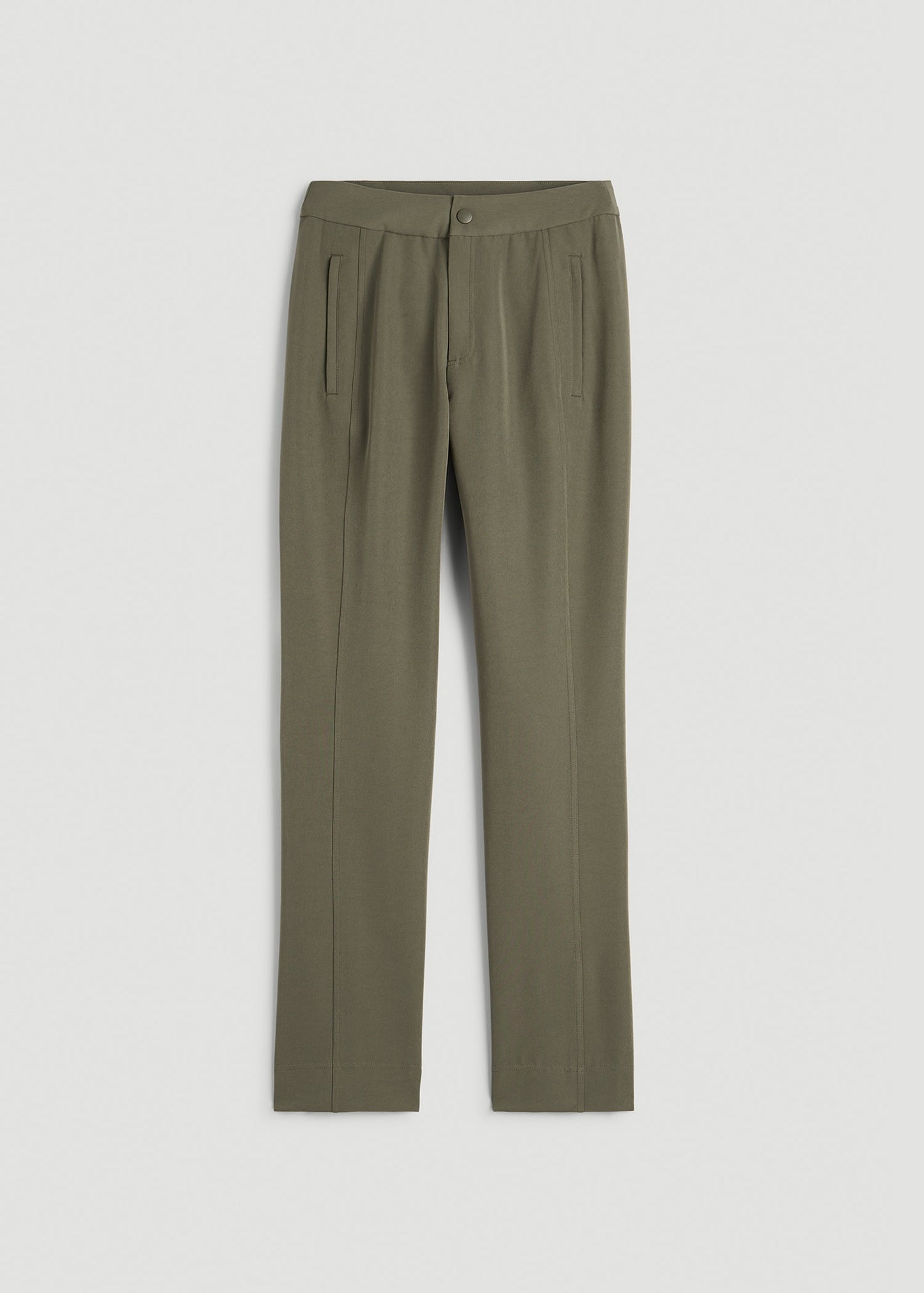American Tall Women Traveler Tapered Fit Pant for Tall Women in Olive