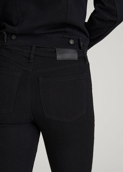 American Tall Women Georgia High-Rise Skinny Jeans for Tall Women in Optimum Black