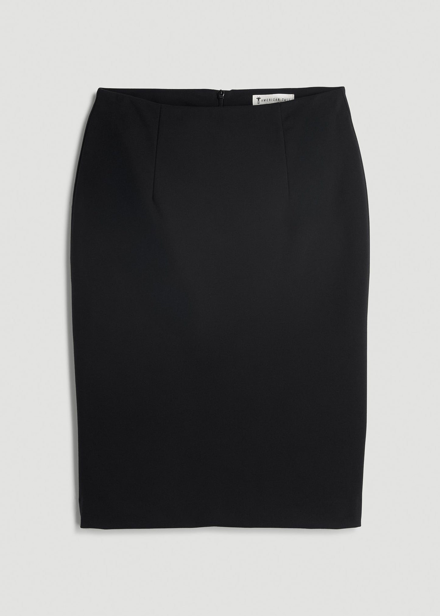 American Tall Women Freedom Flex Pencil Skirt for Tall Women in Black