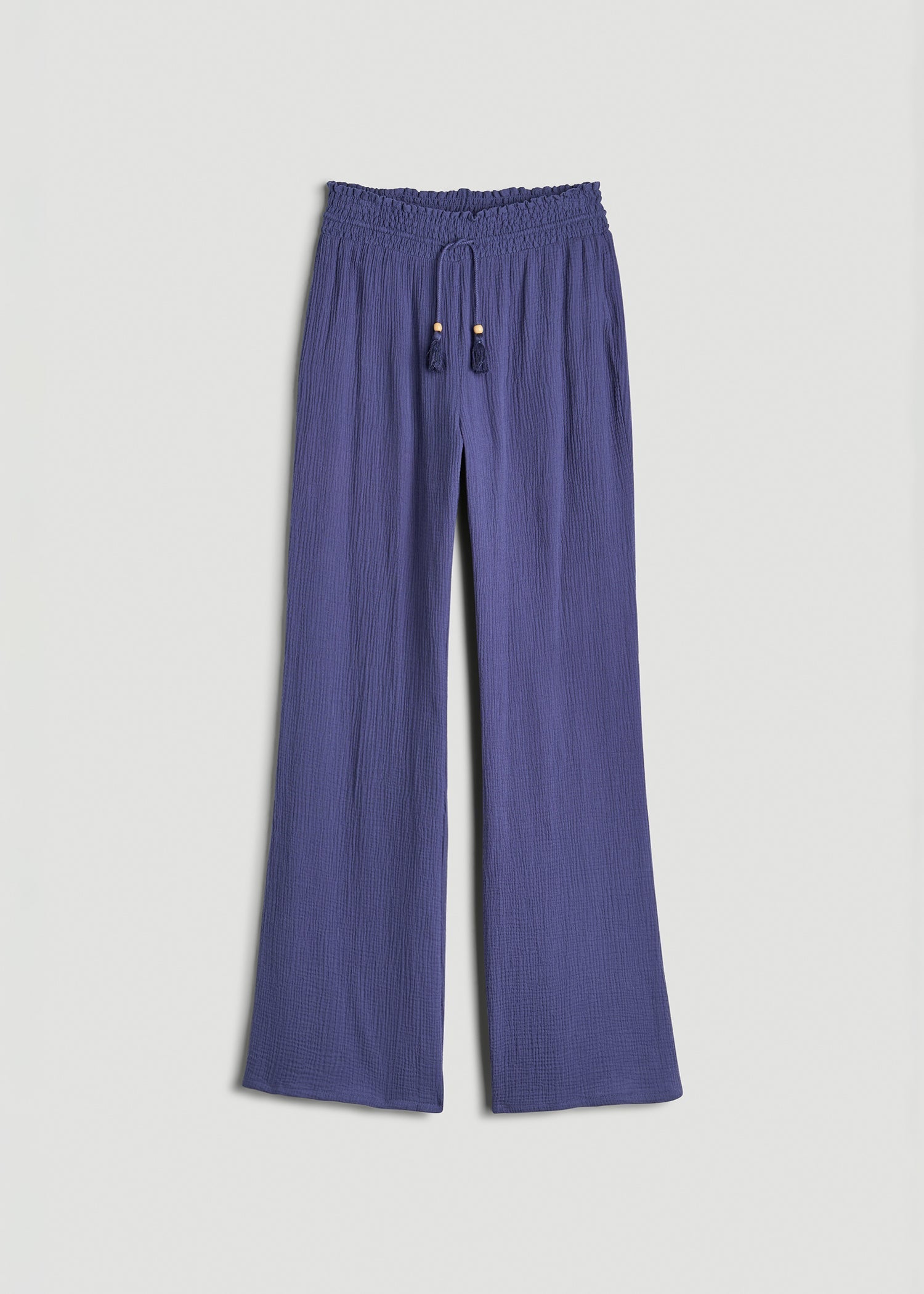American Tall Women|Men Gauze Cover Up Pants for Tall Women in Future Dusk