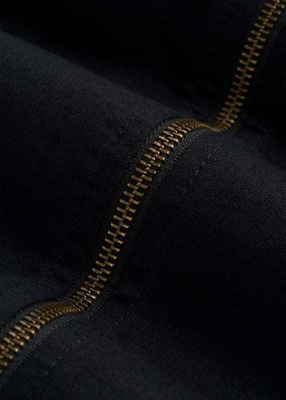 American Tall Women Short Denim Tank Dress for Tall Women in Optimum Black