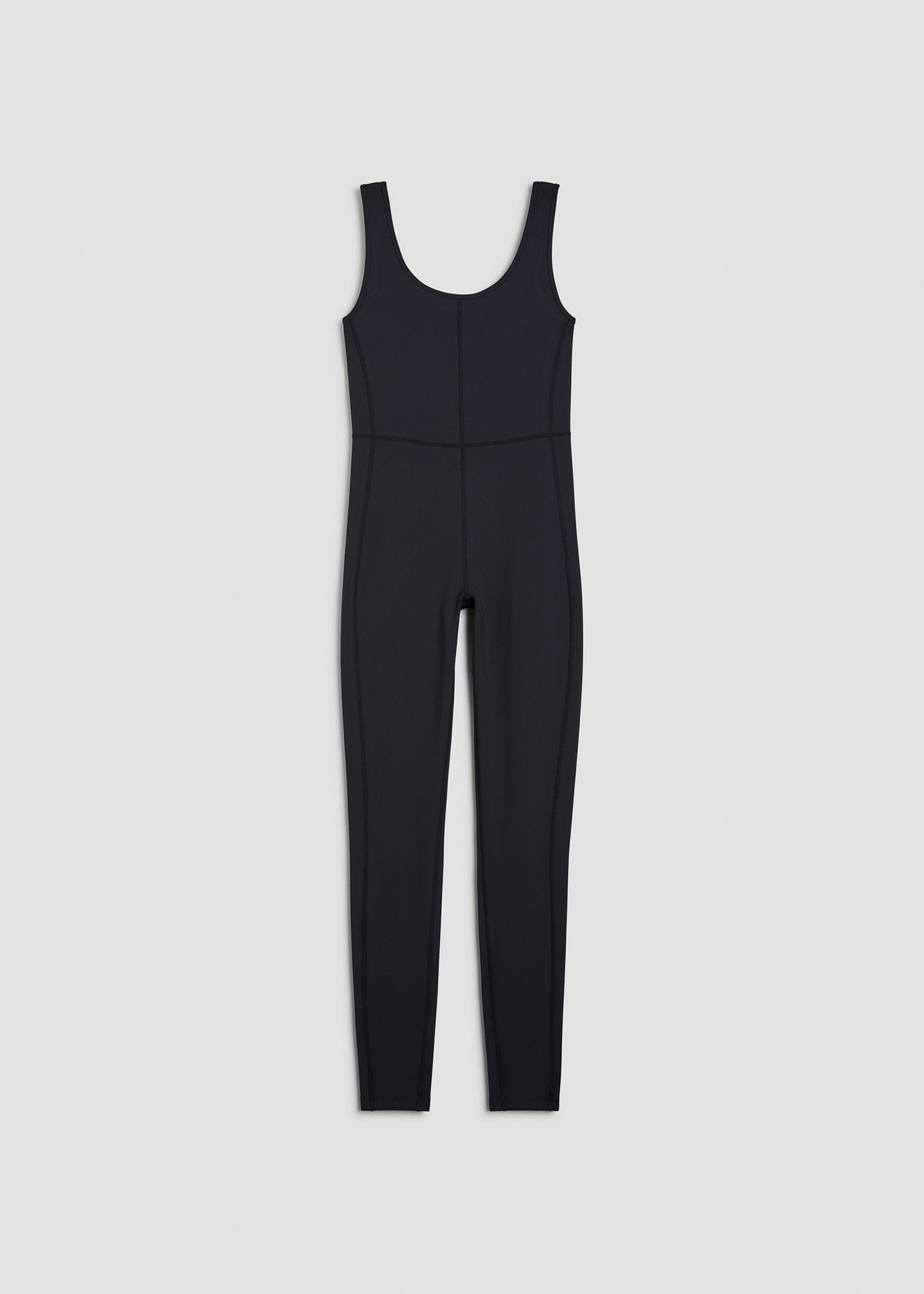 American Tall Women Balance Scoop Neck Jumpsuit for Tall Women in Black