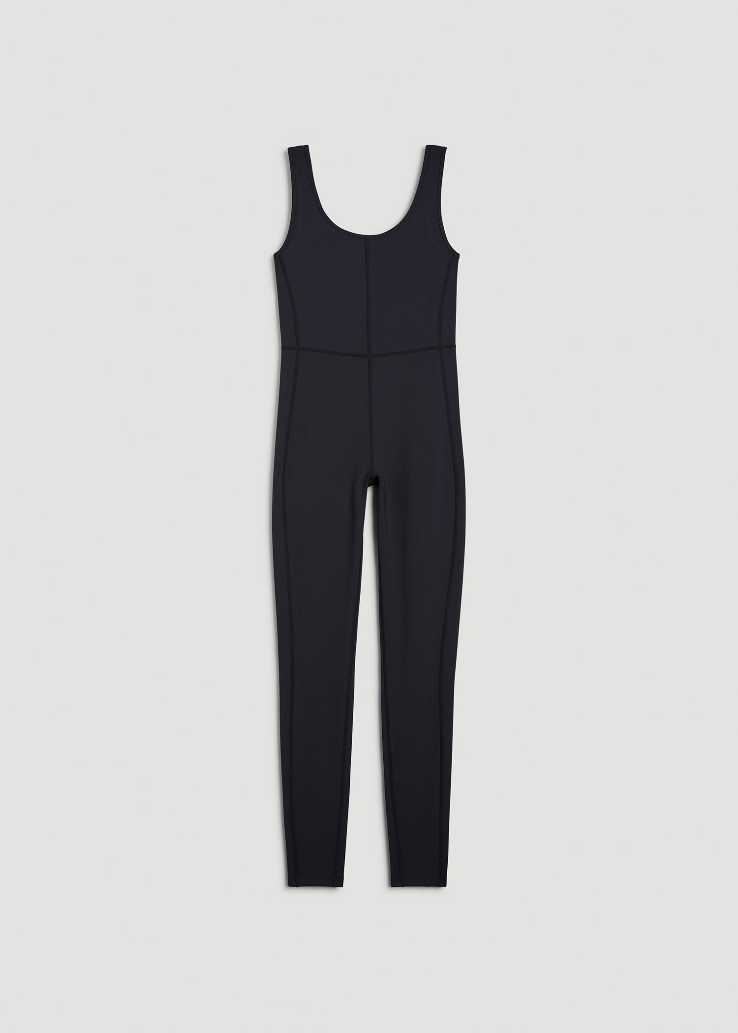 American Tall Women Balance Scoop Neck Jumpsuit for Tall Women in Black