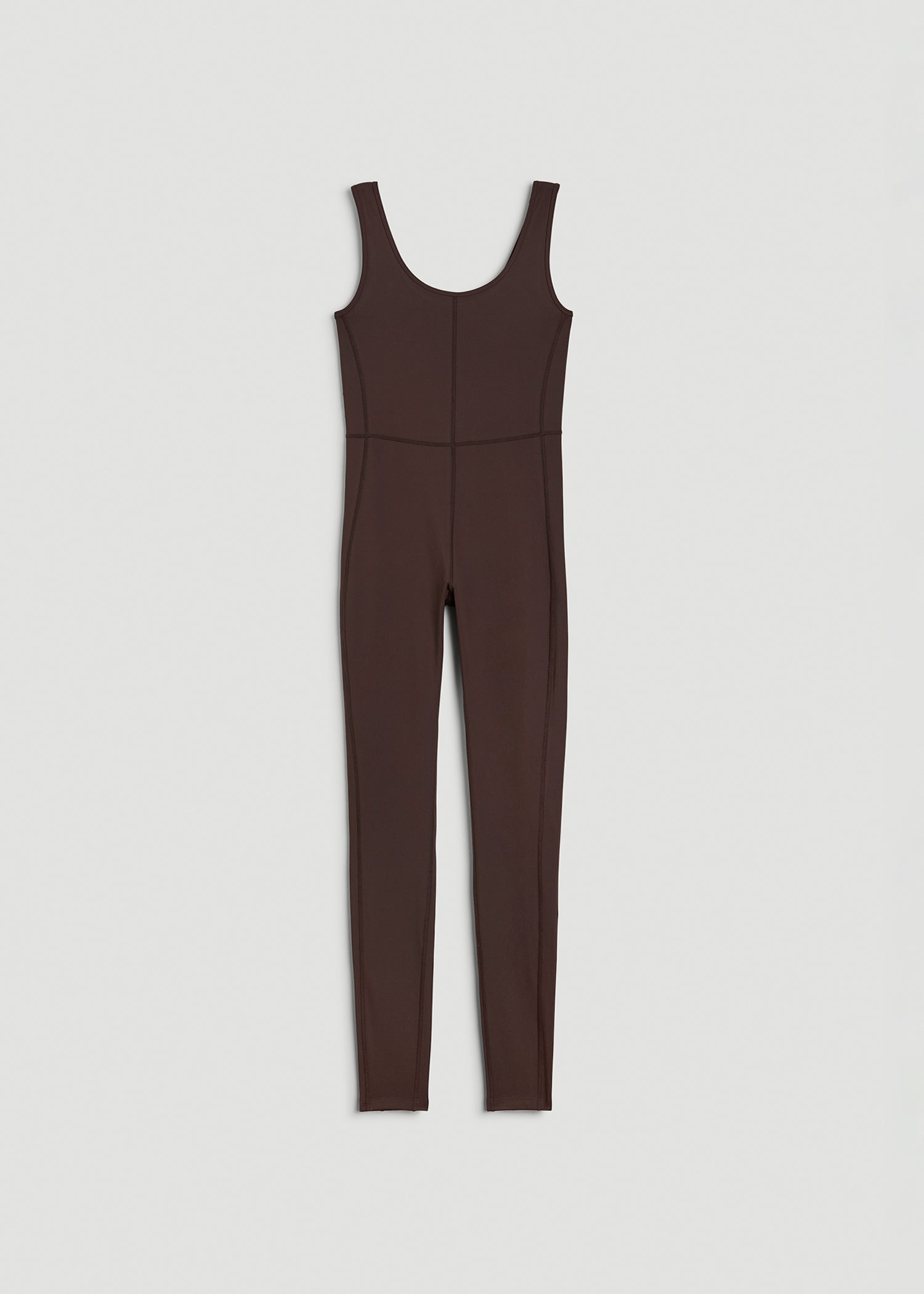 American Tall Women|Men Balance Scoop Neck Jumpsuit for Tall Women in Espresso