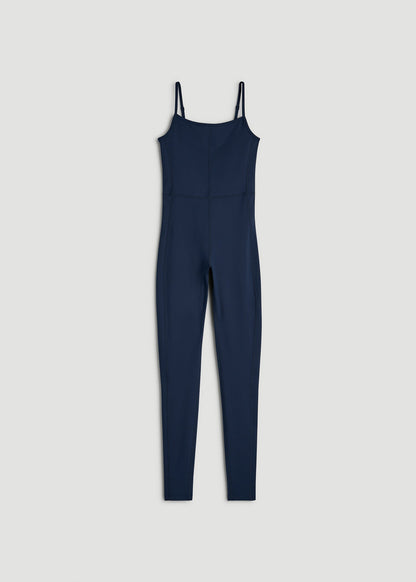 American Tall Women|Men Balance Spaghetti Strap Jumpsuit for Tall Women in Regal Blue