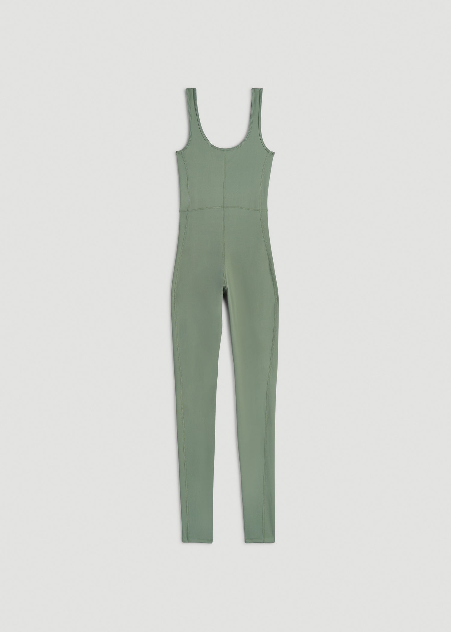 American Tall Women|Men Balance Scoop Neck Jumpsuit for Tall Women in Dark Seagrass
