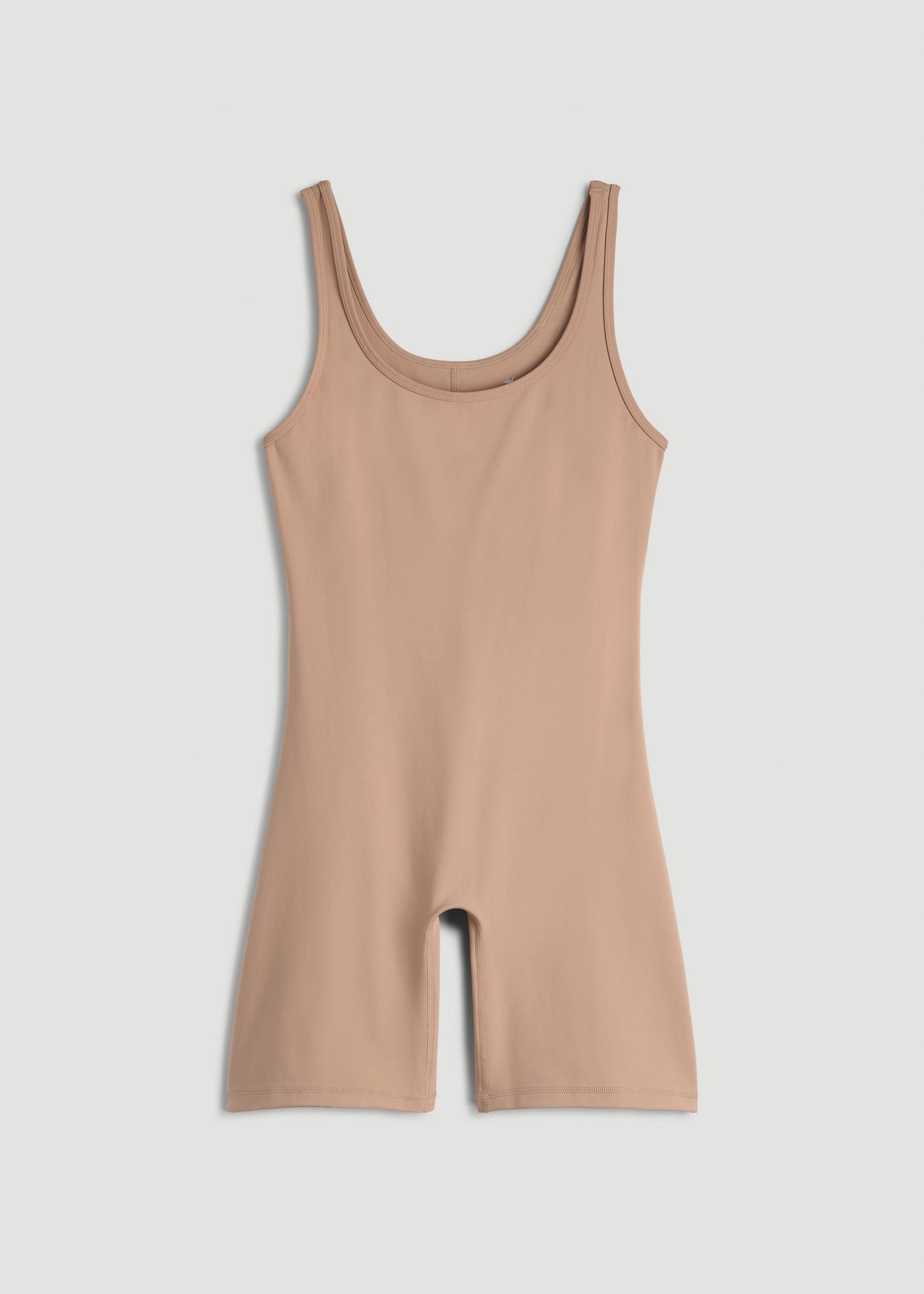 American Tall Women|Men Balance Scoopneck Romper for Tall Women in Sun Tan