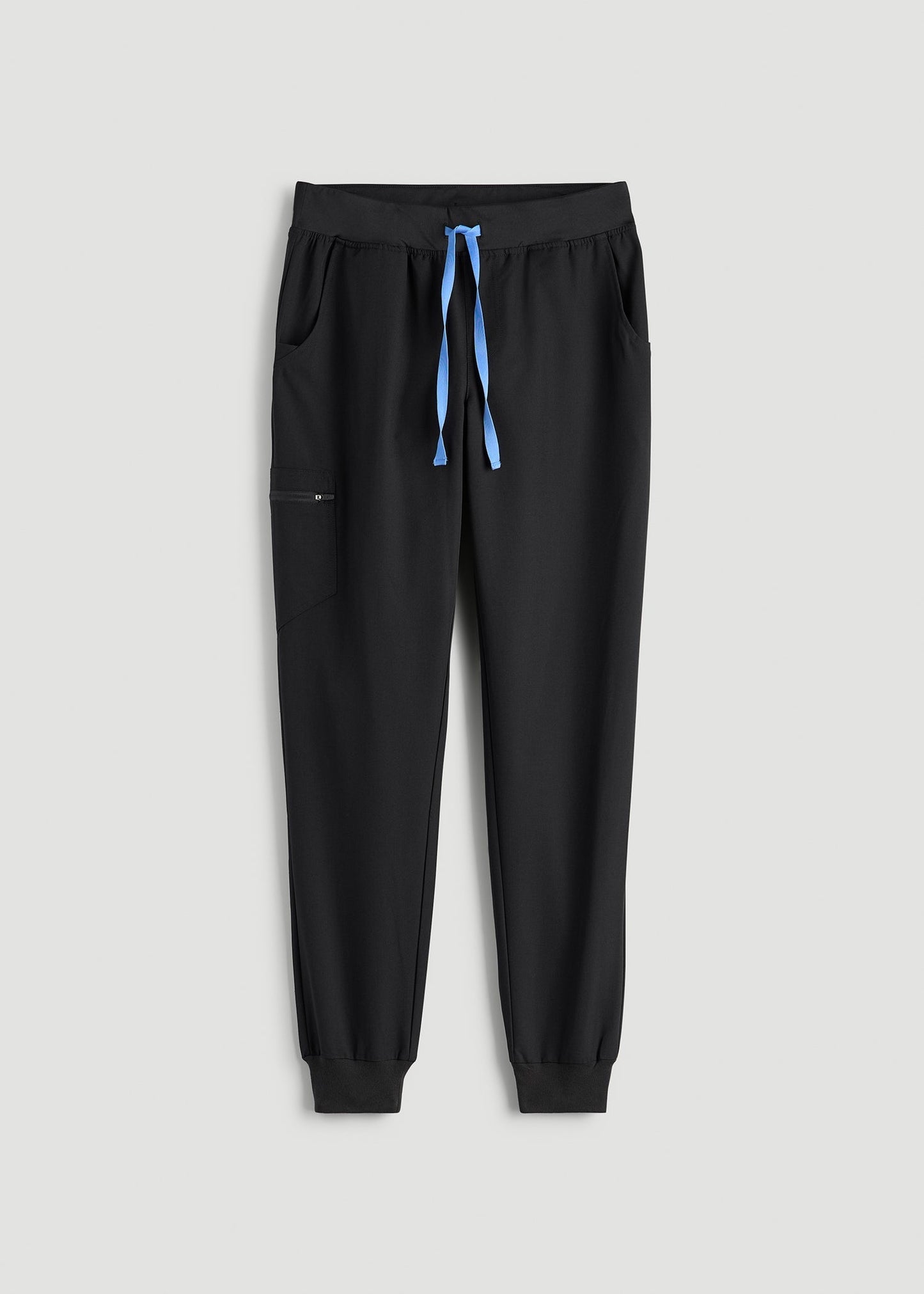 American Tall Women Scrub Joggers for Tall Women in Black