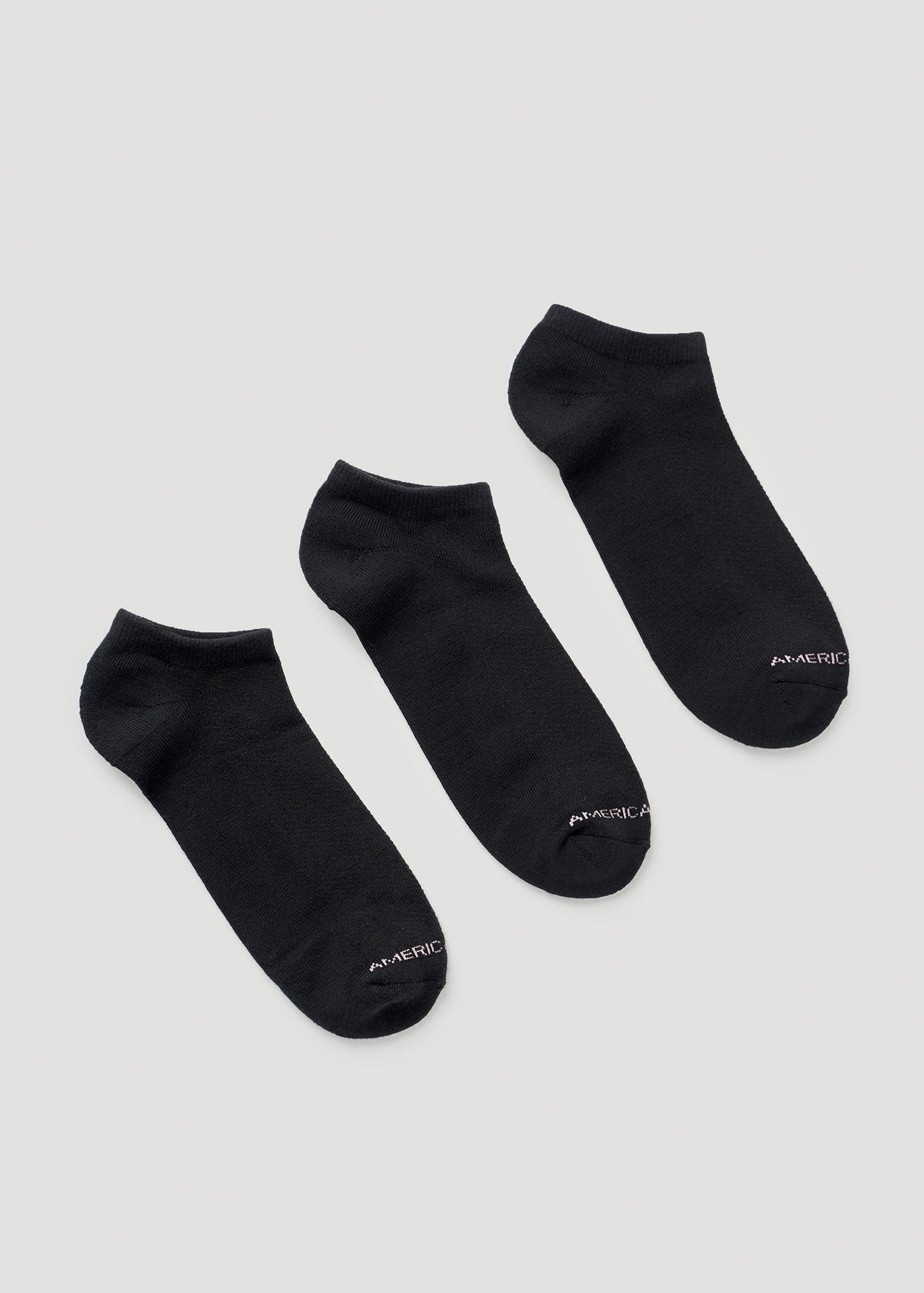 American Tall Women Ankle Socks (X-Large Size: 10-13) for Tall Women in Black