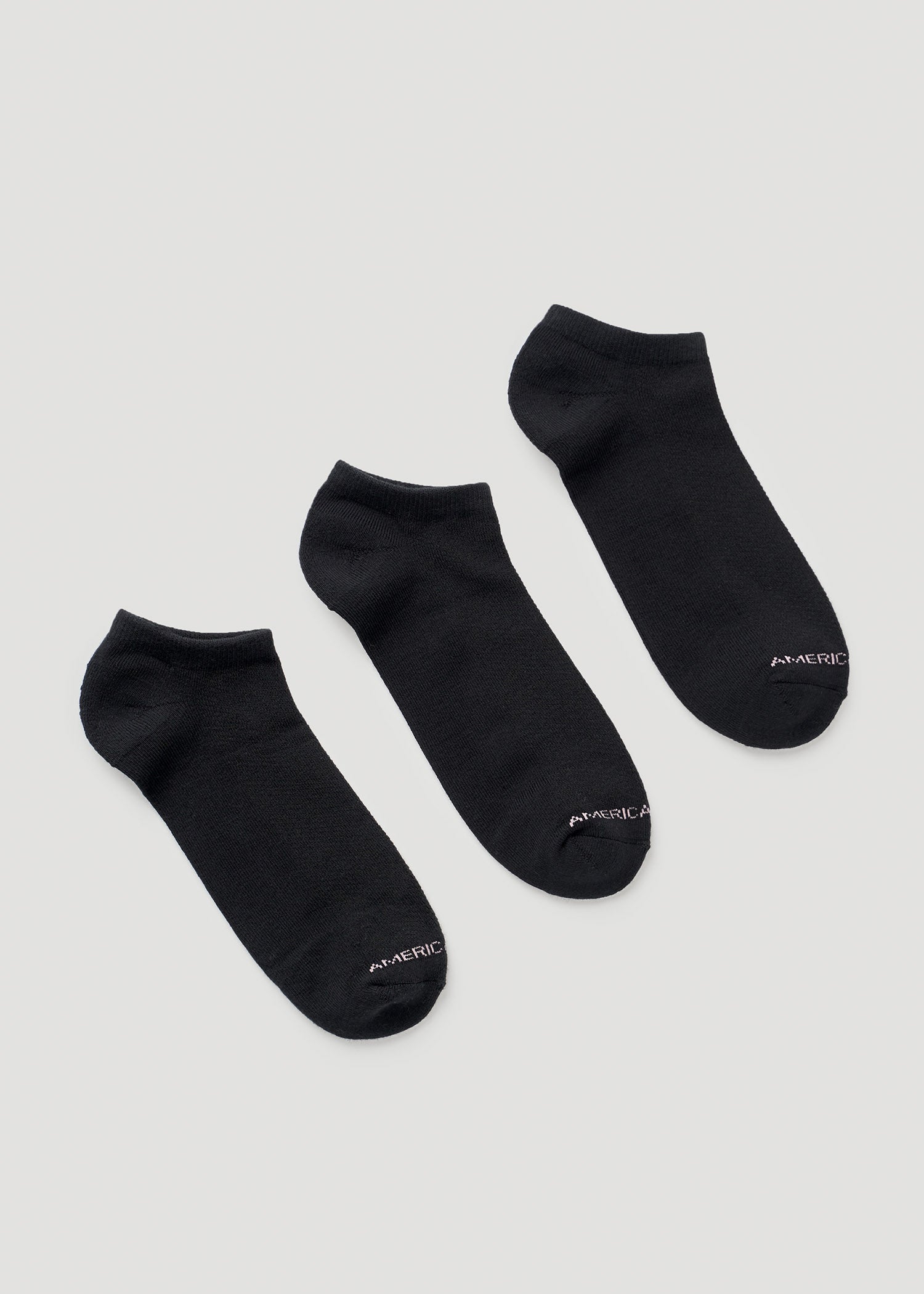 American Tall Women Ankle Socks (X-Large Size: 10-13) for Tall Women in Black