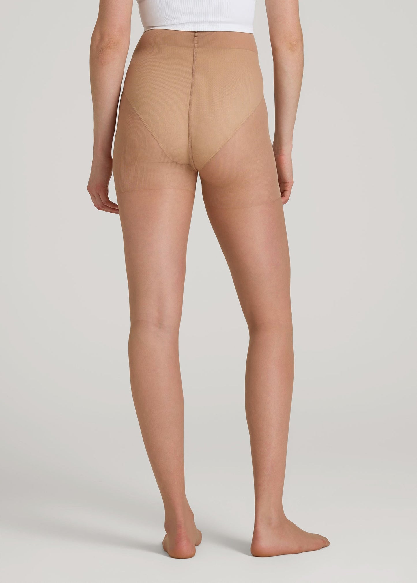 American Tall Women Ultra Sheer Pantyhose for Tall Women in Honey