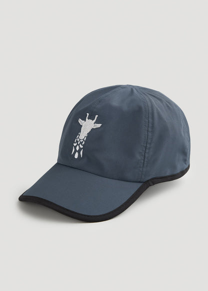American Tall Women|Men Lightweight Performance Hat in Smoky Blue