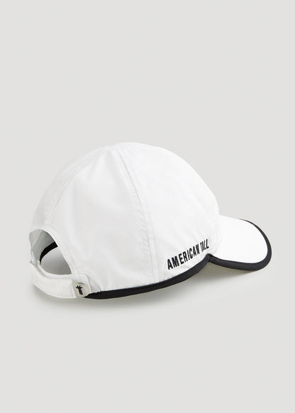 American Tall Women|Men Lightweight Performance Hat in Bright White