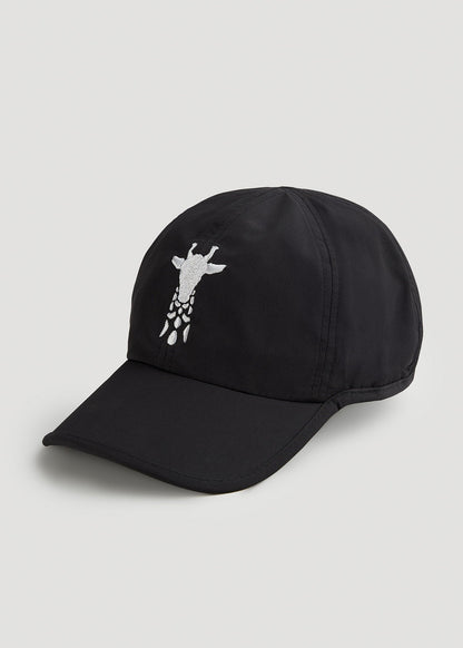 American Tall Women|Men Lightweight Performance Hat in Black
