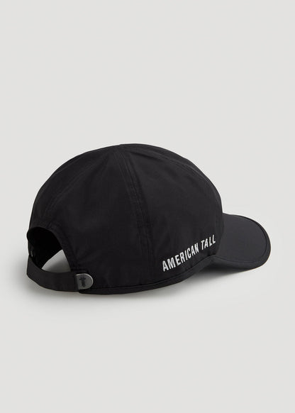 American Tall Women|Men Lightweight Performance Hat in Black