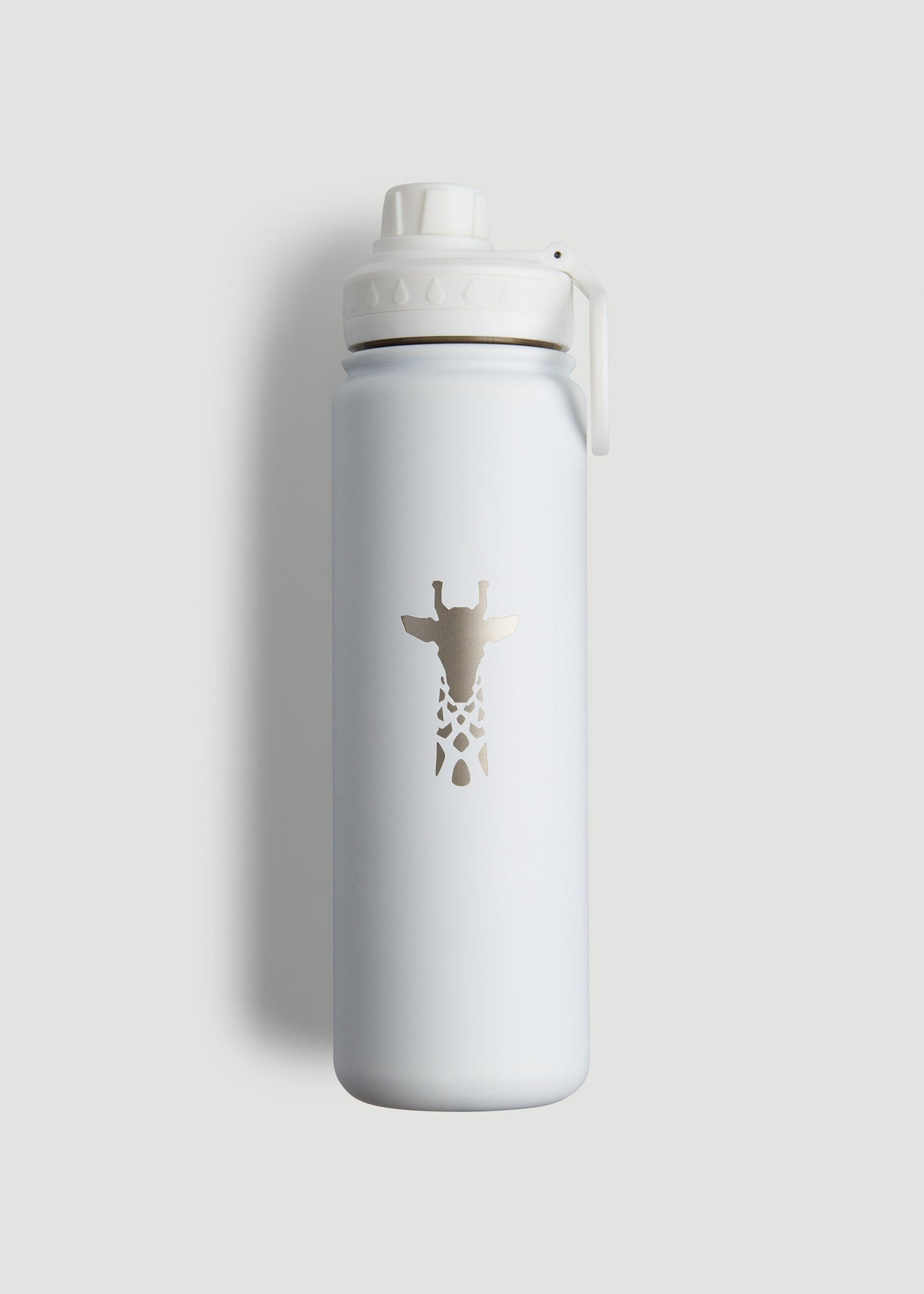American Tall Women|Men Water Bottle in White