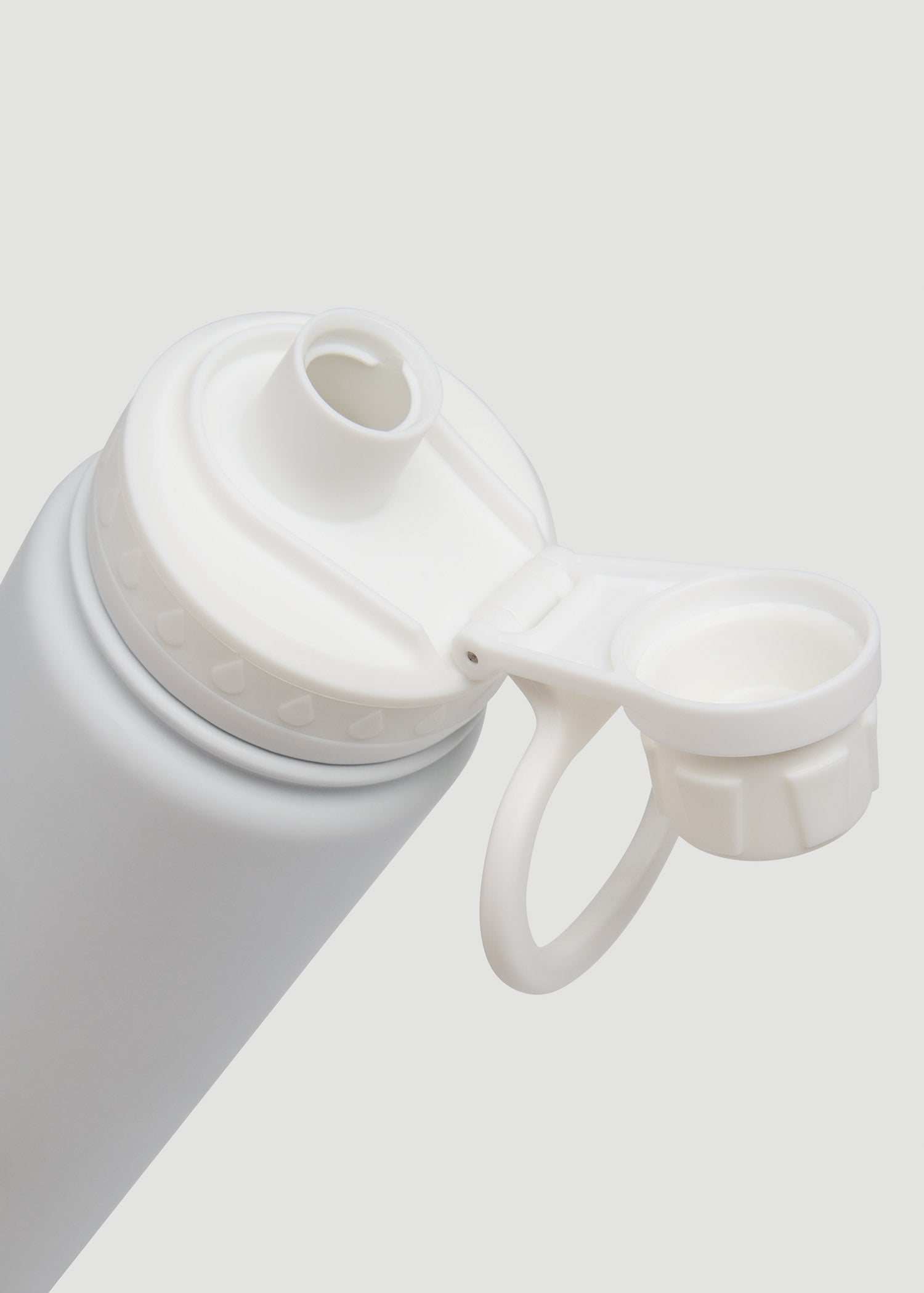 American Tall Women|Men Water Bottle in White